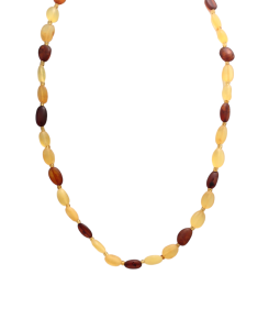 Бусы из натурального янтаря (бижутерия)