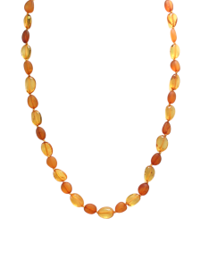 Бусы из натурального янтаря (бижутерия)