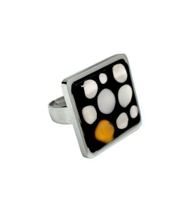 Кольцо из муранского стекла (бижутерия)