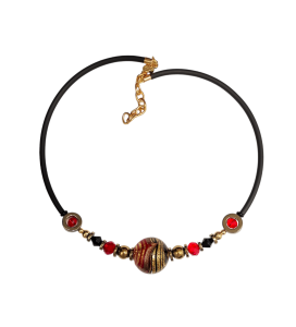 Колье из муранского стекла (бижутерия)