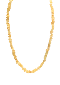 Бусы из необработанного янтаря (бижутерия)