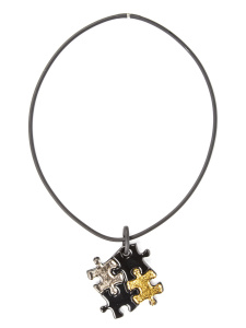 Колье из муранского стекла (бижутерия)