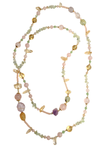 Бусы "Бал самоцветов" с натуральными камнями