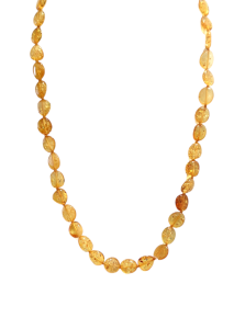 Бусы из натурального янтаря (бижутерия)